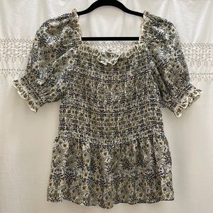 Max studio floral blouse